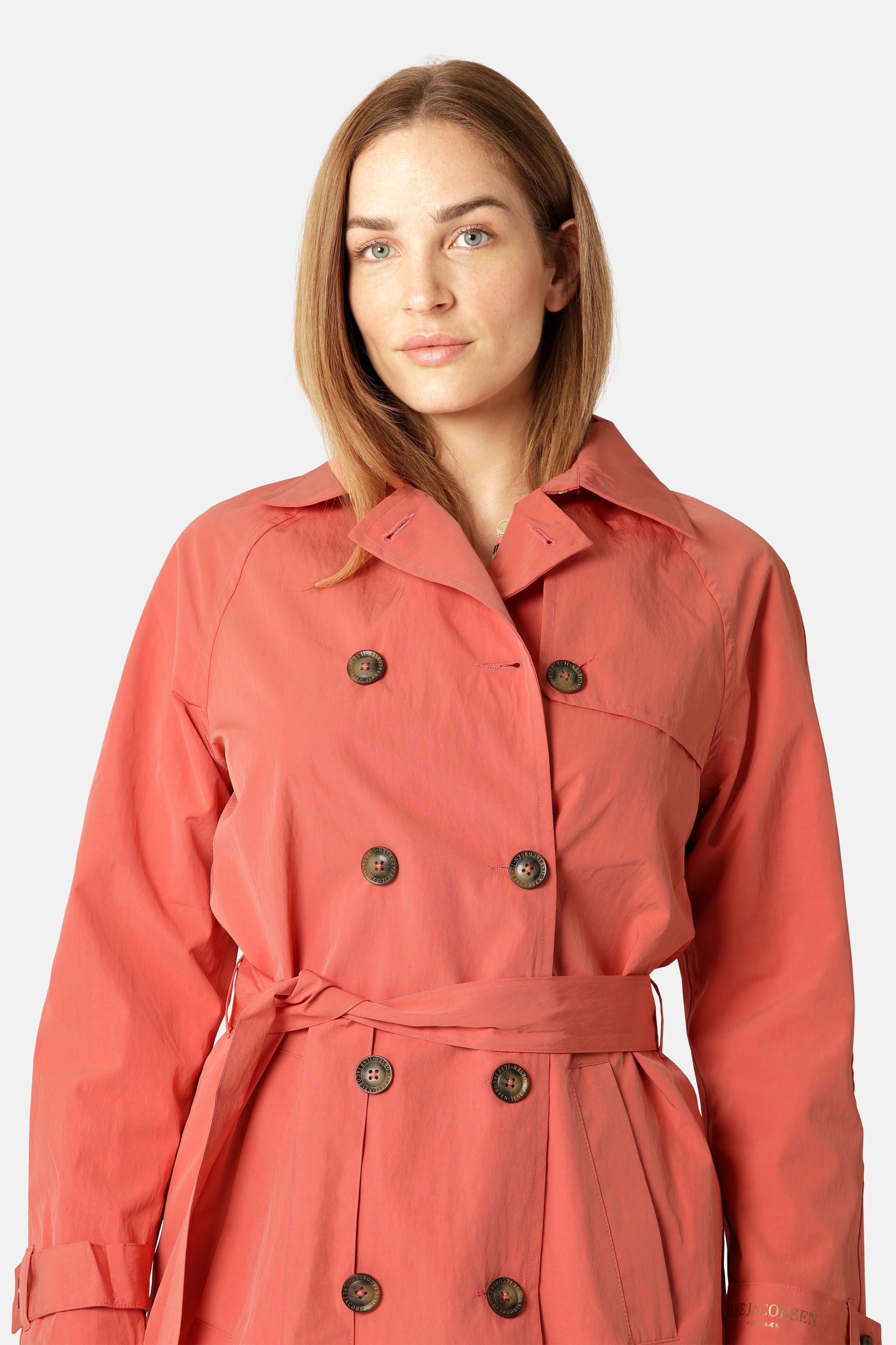 Teknisk Regnfrakke Trench - Spiced Coral